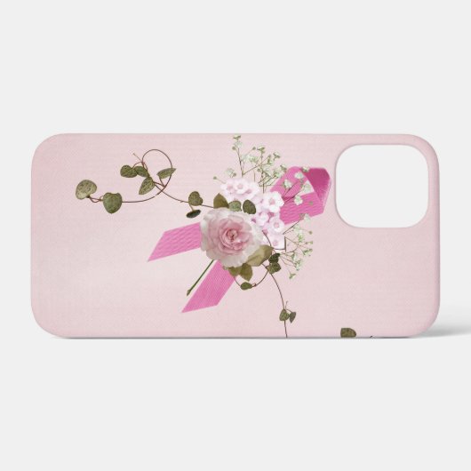 Die rosa Schleife mit Efeu Case-Mate iPhone Hülle (Rückseite (Horizontal))