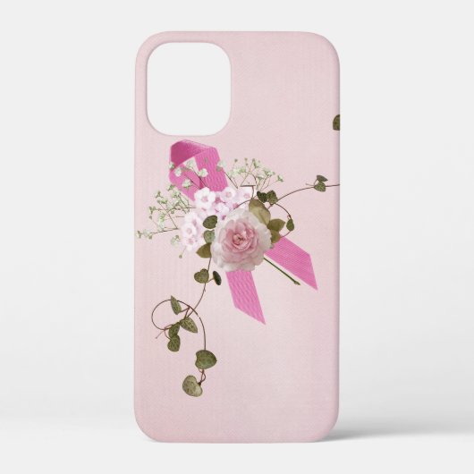 Die rosa Schleife mit Efeu Case-Mate iPhone Hülle (Rückseite)