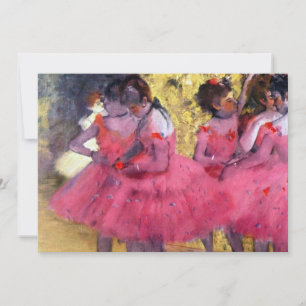 Die Rosa Tänzerinnen, Vor dem Ballett von Edgar De Einladung