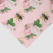 Die rosa und goldene Bienenreihe - Design 10 Seidenpapier (Detail)