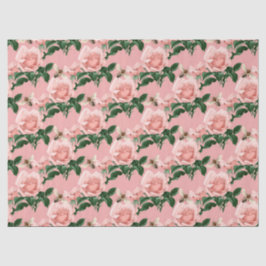 Die rosa und goldene Bienenreihe Design 16 Gewebep Seidenpapier