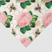 Die rosa und goldene Bienenreihe - Design 4 Seidenpapier (Detail)