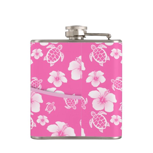 Die rosa und weißen medizinischen flachmann (Rückseite)