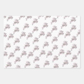 Die rosa Weihnachtskollektion1 Geschenkpapier Set (Vorderseite 3)