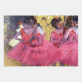 Die rosafarbenen Tänzer vor dem Ballett von Edgar  Geschenkpapier Set (Vorderseite 2)
