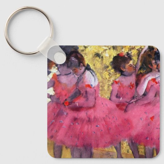 Die rosafarbenen Tänzer vor dem Ballett von Edgar Schlüsselanhänger (Vorderseite)