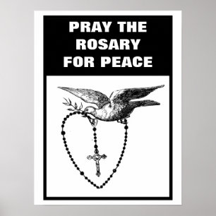 DIE ROSARY FÜR FRIEDEN POSTER