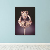 Die Roscrea Brooch von Roscrea Leinwanddruck (Insitu (Holzboden))