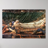Die Rose Bower von Edward Burne Jones Poster (Vorne)