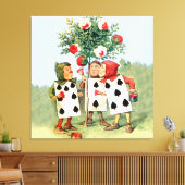 Die Rose der Königin des Herzens im Wunderland mal Leinwanddruck (Insitu (Wohnzimmer))