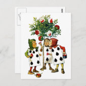 Die Rose der Königin in der Alice im Wunderland ma Postkarte (Vorne/Hinten)