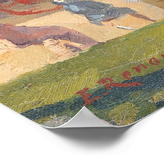 Die Rose des Palais, Paris Poster (Ecke)