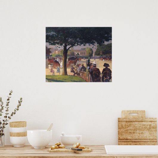 Die Rose des Palais, Paris Poster (Küche)