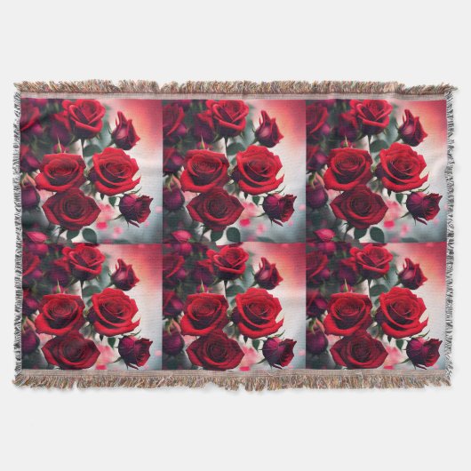"Die Rose des Scharlachrots blüht: Ein Bouquet der Decke (Vorderseite)
