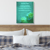 Die Rose des Stillen Gebets Inspiration Leinwanddruck (Insitu (Schlafzimmer))