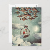 Die Rose, die die Welt sehen wollte Postkarte (Vorne/Hinten)