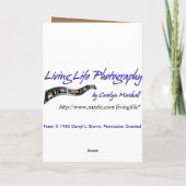 Die Rose-Fehlerkarte Karte (Rückseite)