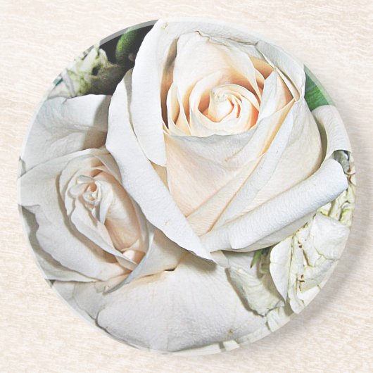 Die Rose für immer_ Getränkeuntersetzer (Vorne)