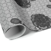 Die Rose Gothic Lace Wrapping Papier schneiden Geschenkpapier (Rolleneckpunkt)
