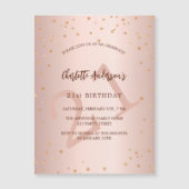 Die Rose ist ein Luxus Magneteinladung (Vorderseite)