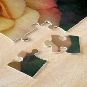 Die Rose ist schön rosa und gelb Puzzle (Seite)