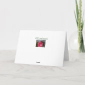 Die Rose Karte (Rückseite)