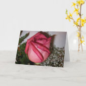 Die Rose Karte (Gelbe Blume)