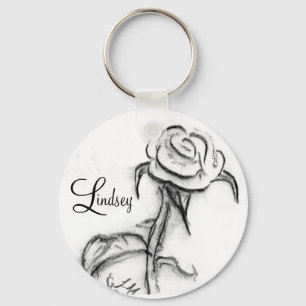 Die Rose Lindsey Schlüsselanhänger