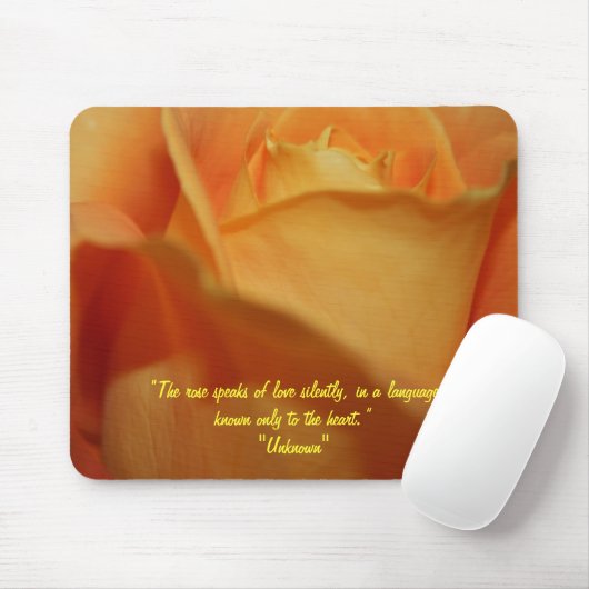 "Die Rose" Mausklick Mousepad (Mit Mouse)