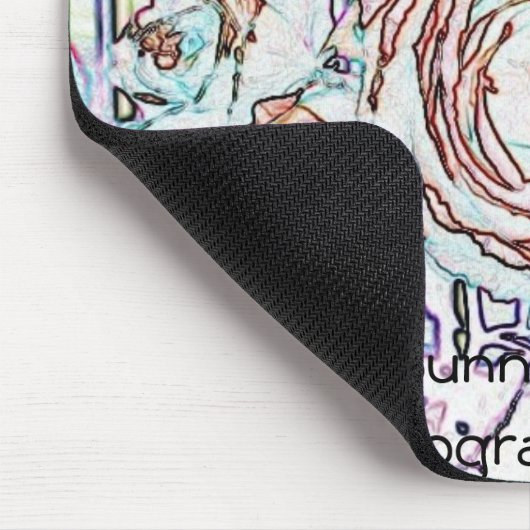 Die Rose Mousepad des Häschens (Ecke)