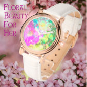 Die Rose "Pastell" - Uhr