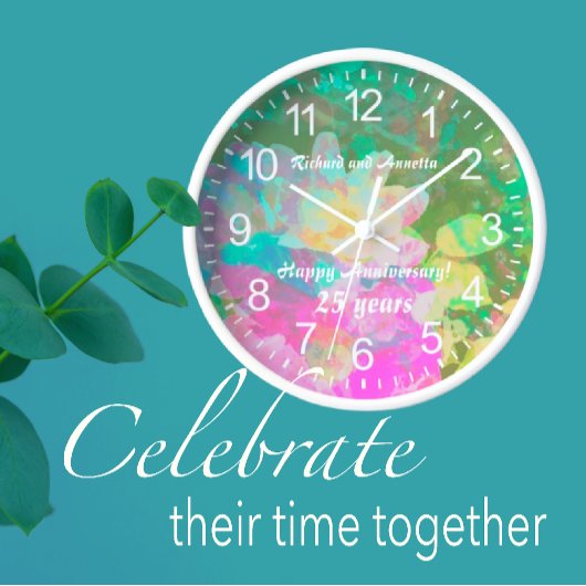 Die Rose "Pastell" - Uhr