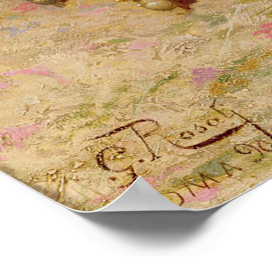 Die Rose Poster (Ecke)