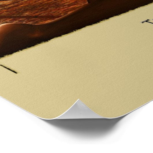 Die Rose Poster (Ecke)