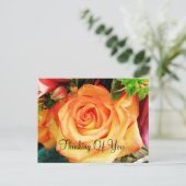 Die Rose_ Postkarte (Stehend Vorderseite)