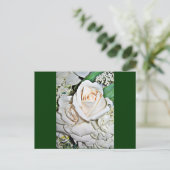 Die Rose_ Postkarte (Stehend Vorderseite)