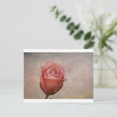 Die Rose Postkarte (Stehend Vorderseite)