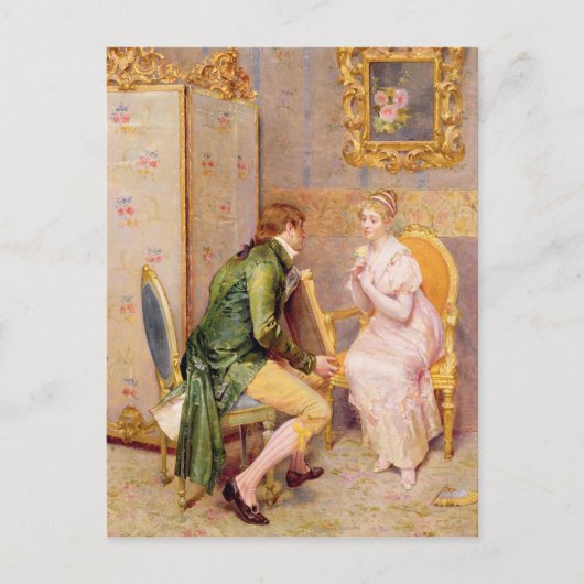 Die Rose Postkarte (Vorderseite)