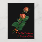 Die Rose Postkarte (Vorderseite)