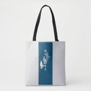 Die Rose Sea Blue Tasche w/Strip