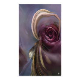 Die Rose und die Headdress Open Edition Print Fotodruck