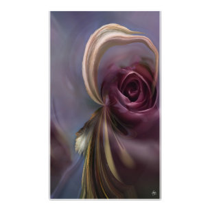 Die Rose und die Headdress Open Edition Print Fotodruck