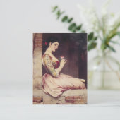 Die Rose von Eugene de Blaas Postkarte (Stehend Vorderseite)