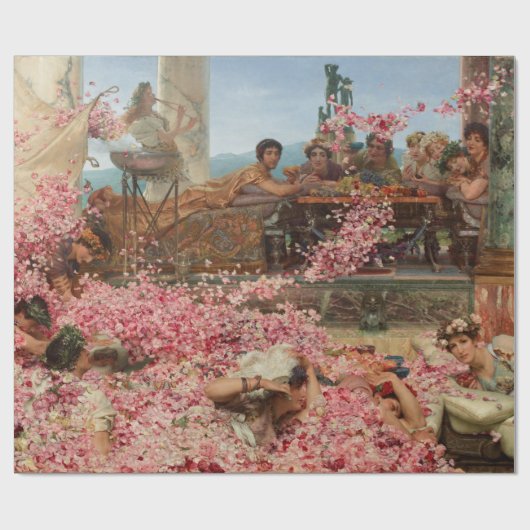 Die Rose von Heliogabalus (antiker römischer Luxus Geschenkpapier (Flach)