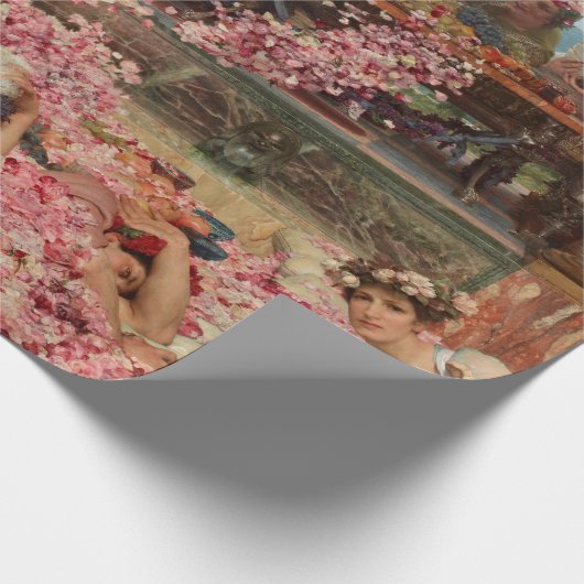 Die Rose von Heliogabalus (antiker römischer Luxus Geschenkpapier (Ecke)