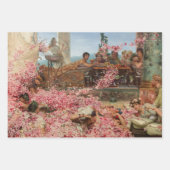 Die Rose von Heliogabalus Sir Lawrence Alma-Tadema Geschenkpapier Set (Vorderseite)