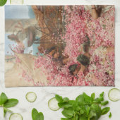 Die Rose von Heliogabalus Sir Lawrence Alma-Tadema Geschirrtuch (Gefaltet)