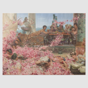 Die Rose von Heliogabalus Sir Lawrence Alma-Tadema Seidenpapier