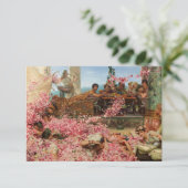 Die Rose von Heliogabalus von Lawrence Alma-Tadema Dankeskarte (Stehend Vorderseite)