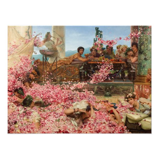 Die Rose von Heliogabalus von Lawrence Alma-Tadema Fotodruck (Vorne)